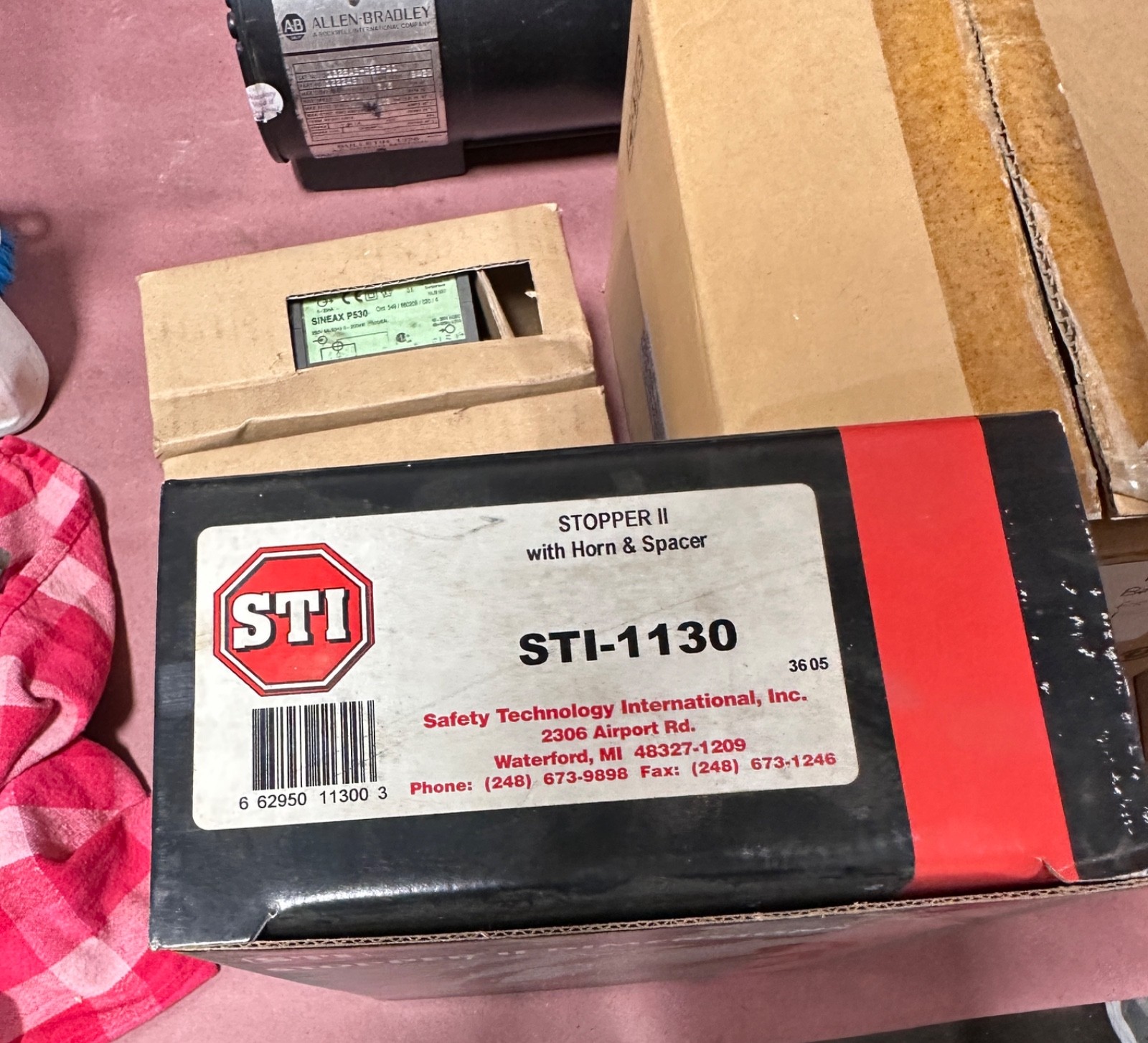 Safety Technology International, Inc. STI-1130 Stopper II with Horn, Clear Space