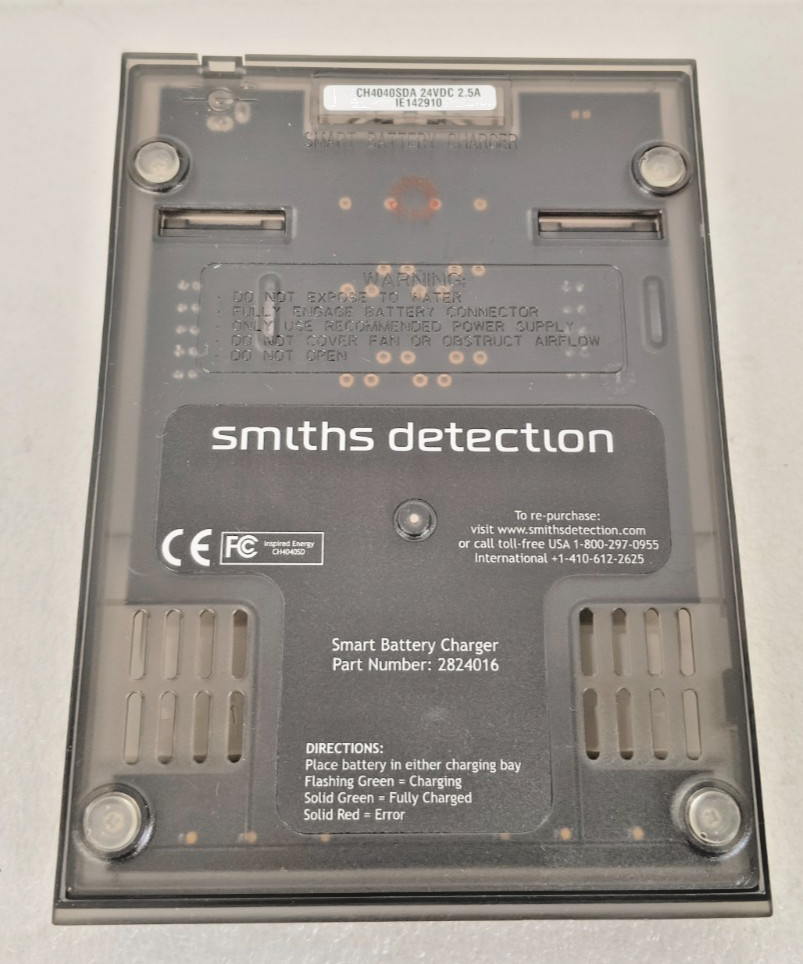 INSPIRED ENERGY SMART Battery Charger CH4040 SMITHS DETECTION 2824016 *NEW*