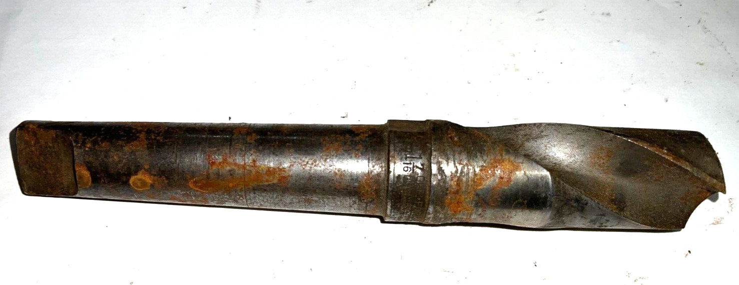 CLEVELAND MORSE TAPER DRILL BIT 2-FLUTE MT4 1-7/16″ CUT 4-1/4″ LOC 9-1/2″ OAL