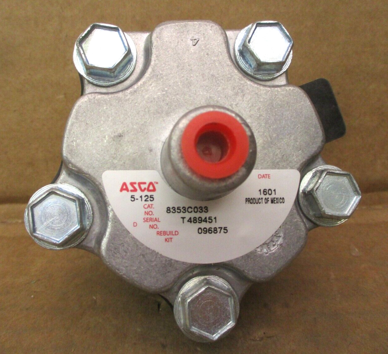 ASCO 8353C033 VALVE SOL 2-WAY 3/4IN 5-125 PSI 49722HI