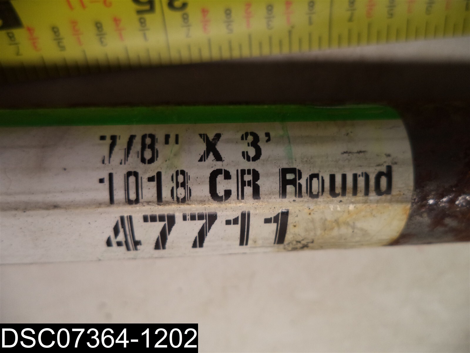 7/8″ x 36″ 47711 Stainless Steel Rod 1018 CR Round 662956477116