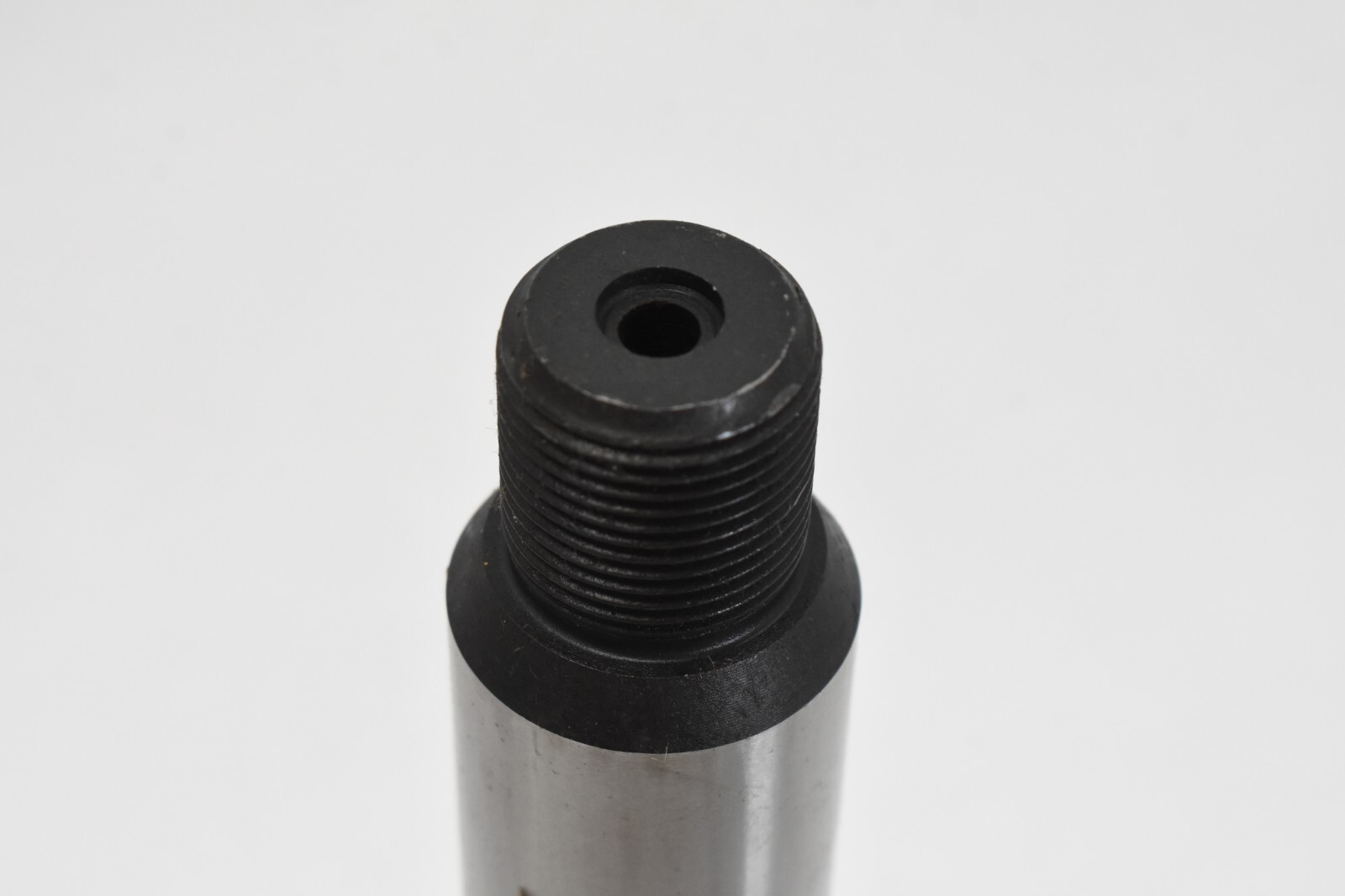 Linear Shaft Tapped End x Threaded End Wrench Flats Crossed Drilled Hole Steel