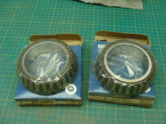 LOT OF 2 GENUINE BOWER BCA TAPERED ROLLER BEARINGS 29675