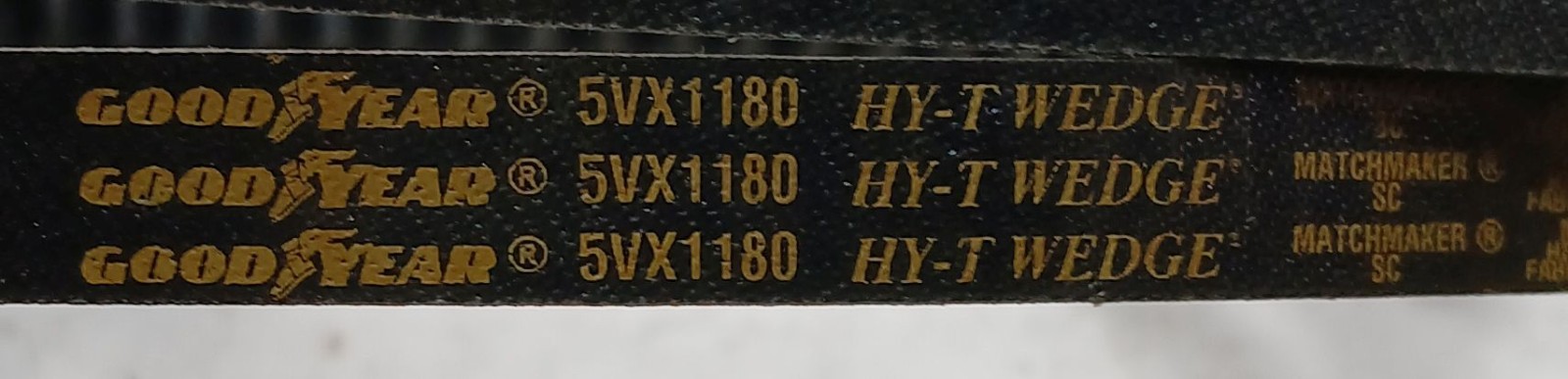 1 NEW GOODYEAR 5VX1180 HY-T WEDGE V-BELT NNB ***MAKE OFFER***