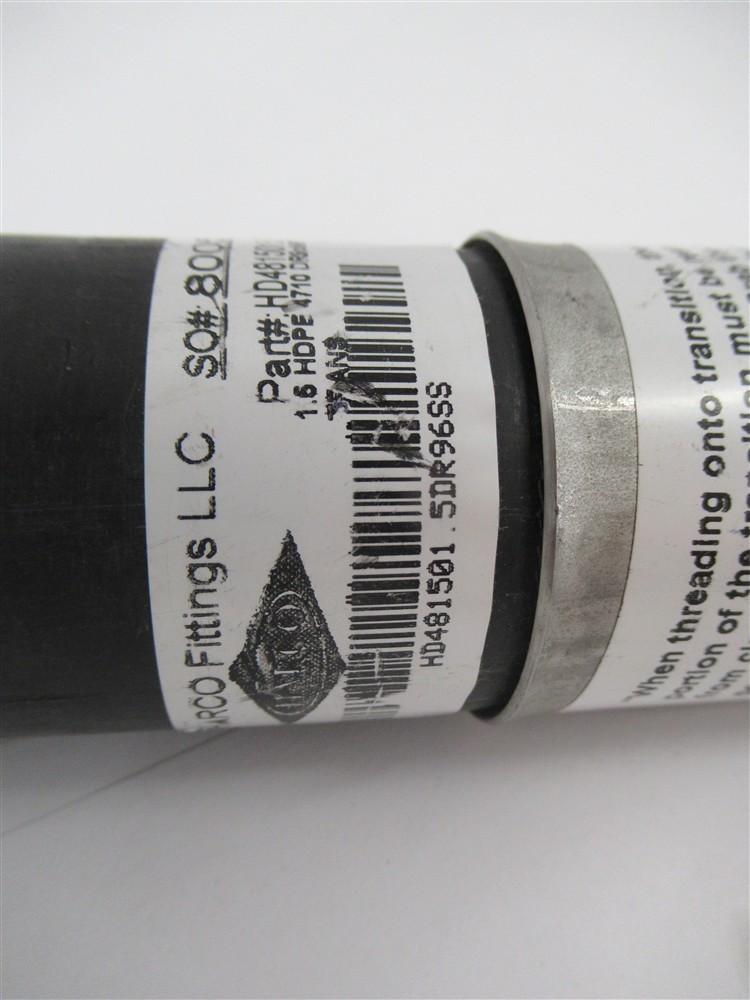 Harco HD481501.5DR96SS, 1.5″ HDPE 4710 DR9 x MIPT Fitting