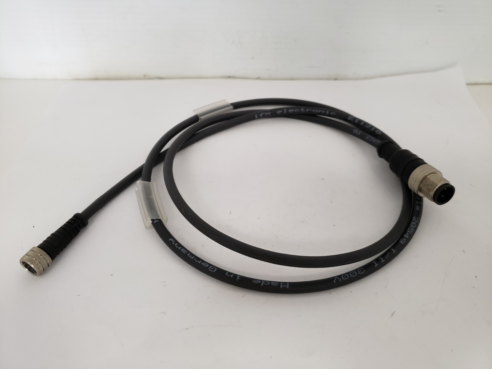 IFM ELECTRONIC E11210 CONNECTION CABLE DOUBLE ENDED MALE/FEMALE NNB