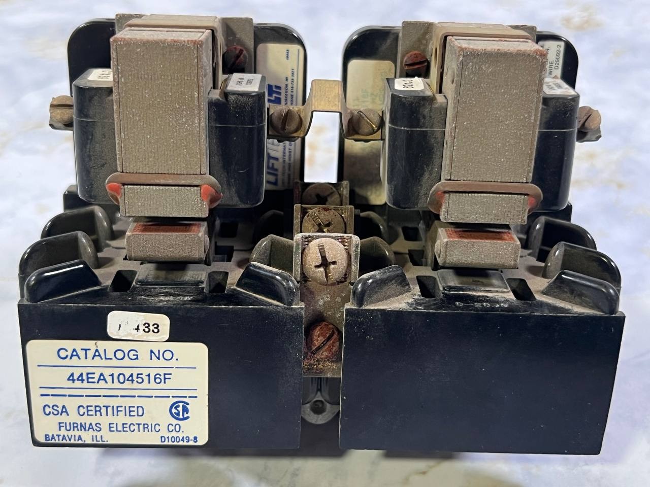 Furnas Electric Co. Amp Reversing Contactor – 44EA104516F