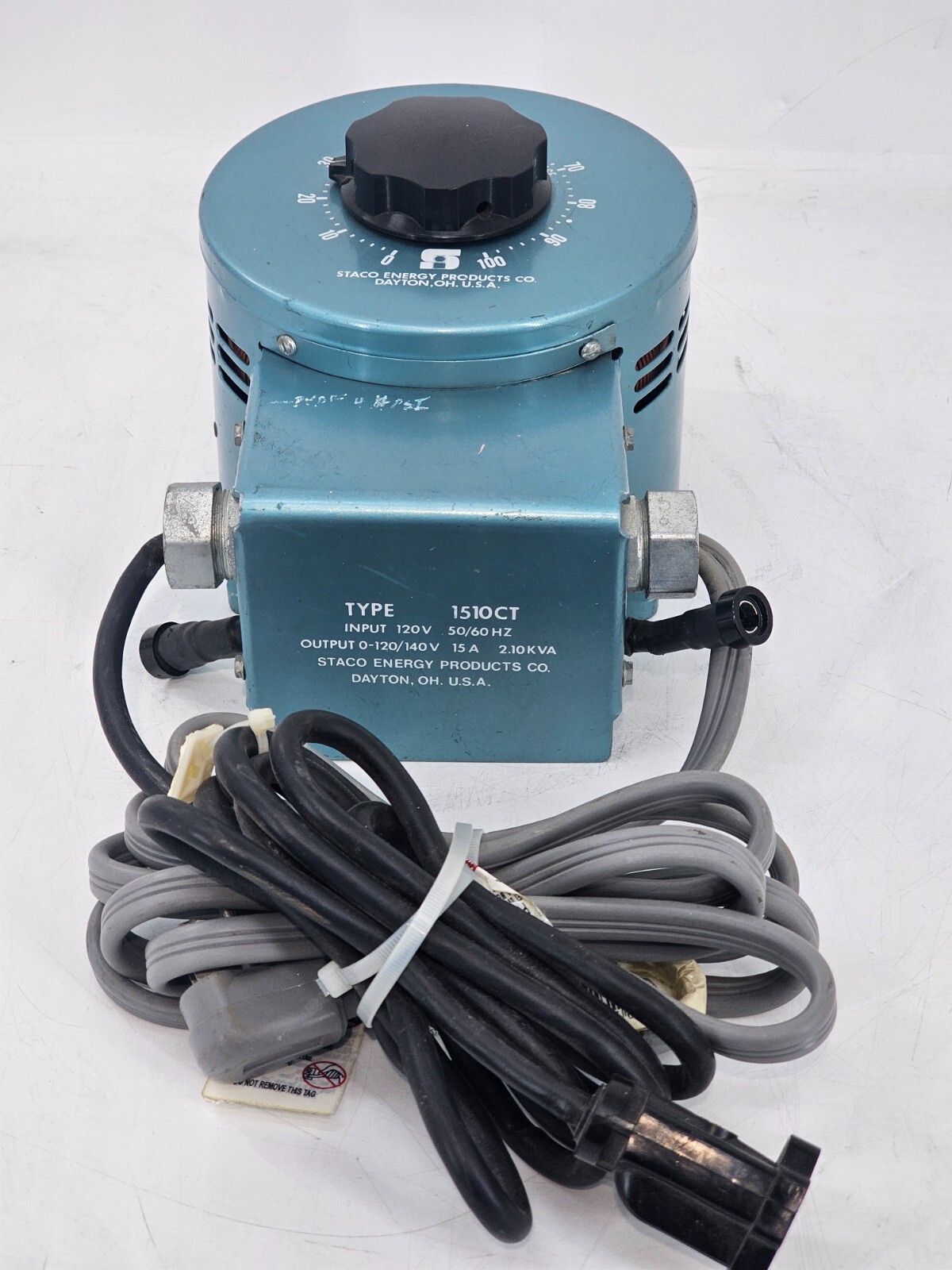 Staco Energy Products Model: 1510CT-2 240V to 280v 15A 50/60 Hertz