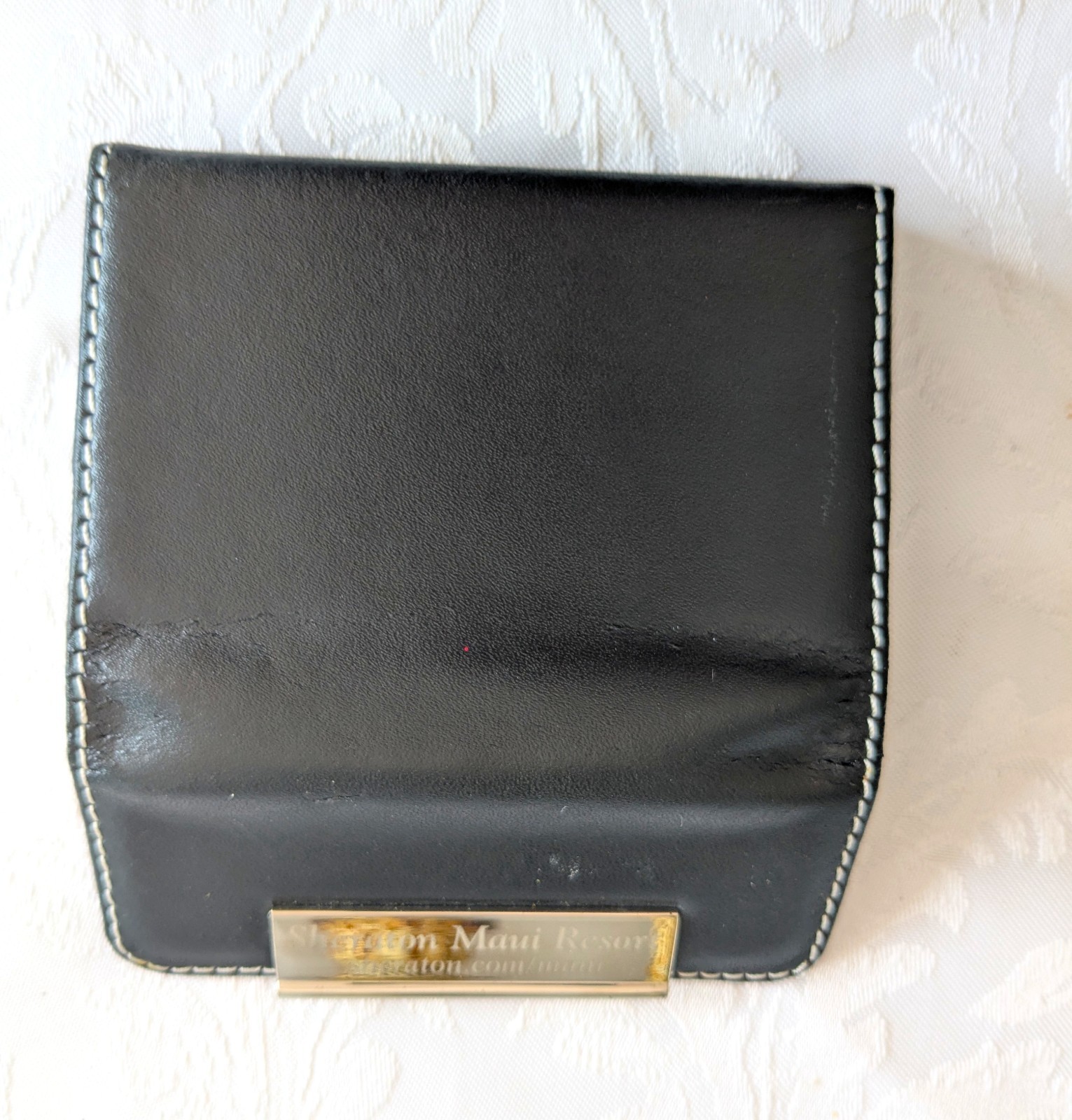 Custom Executive Gift Black Aeropen Business Card Holder Sheraton Maui Resort