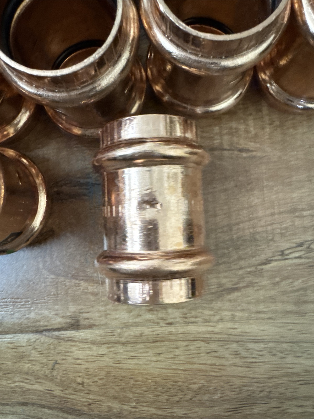 Lot of 28 Viega 78057 1″ ProPress Copper Coupling w/Stop