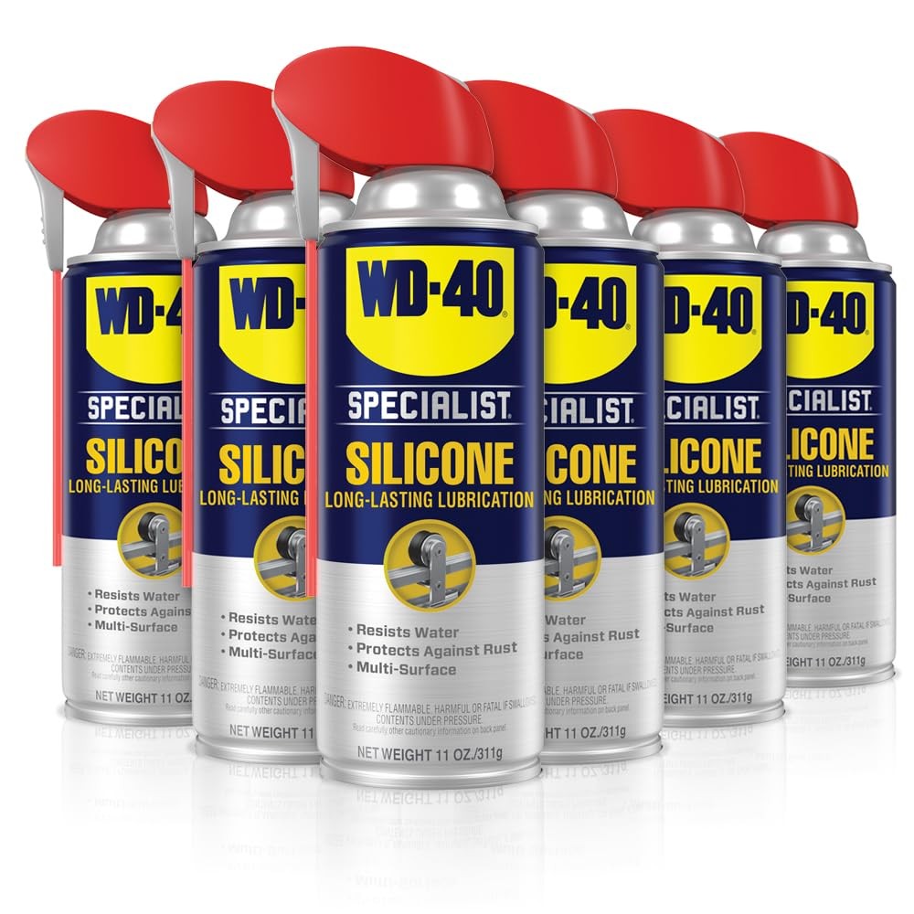 Specialist Silicone Lubricant with Smart Straw, 2-Way Spray, 11 OZ, 6-Pack