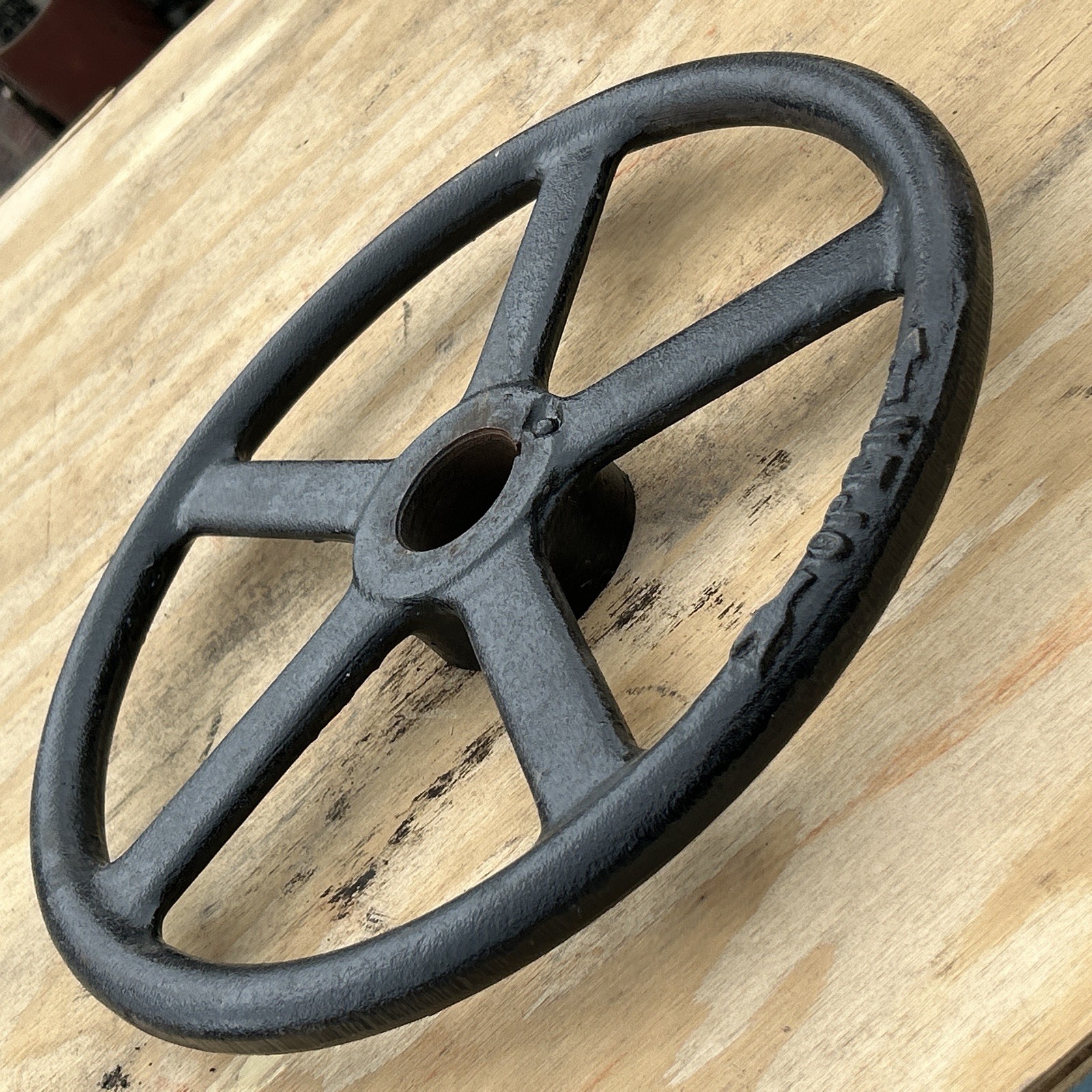 HAND WHEEL 14”diam, 1-3/4” Center w/keyway slot 1/4”, 8” Mueller A2370, G-3 OS&Y