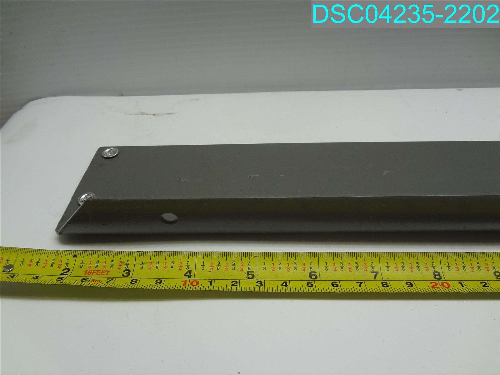 QTY=8: Global 47″ x 2-5/8″ X 1″ Gray Shelf Brackets