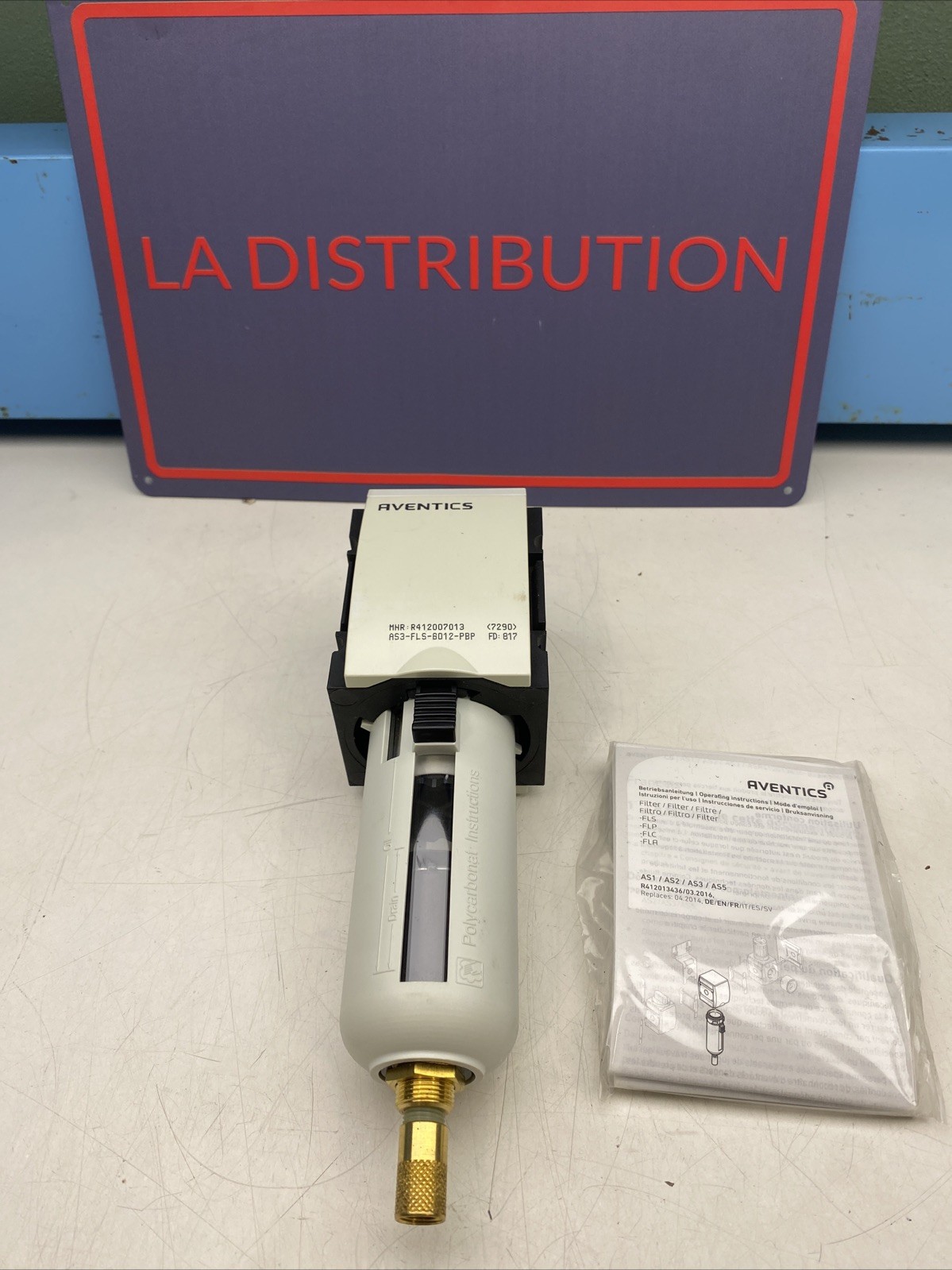 AVENTICS AS3 -FLS -G012 -PBP Pneumatic Filter NEW