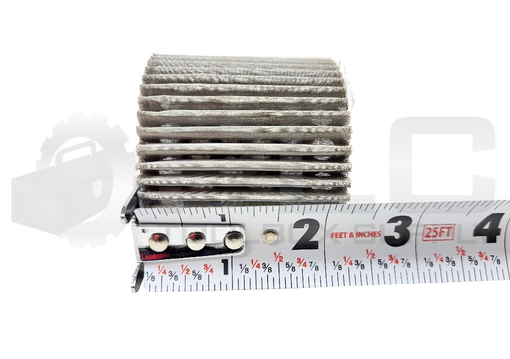 NEW MCMASTERS MC-100-74W HYDRAULIC METAL FITLER ELEMENT W/ GASKETS