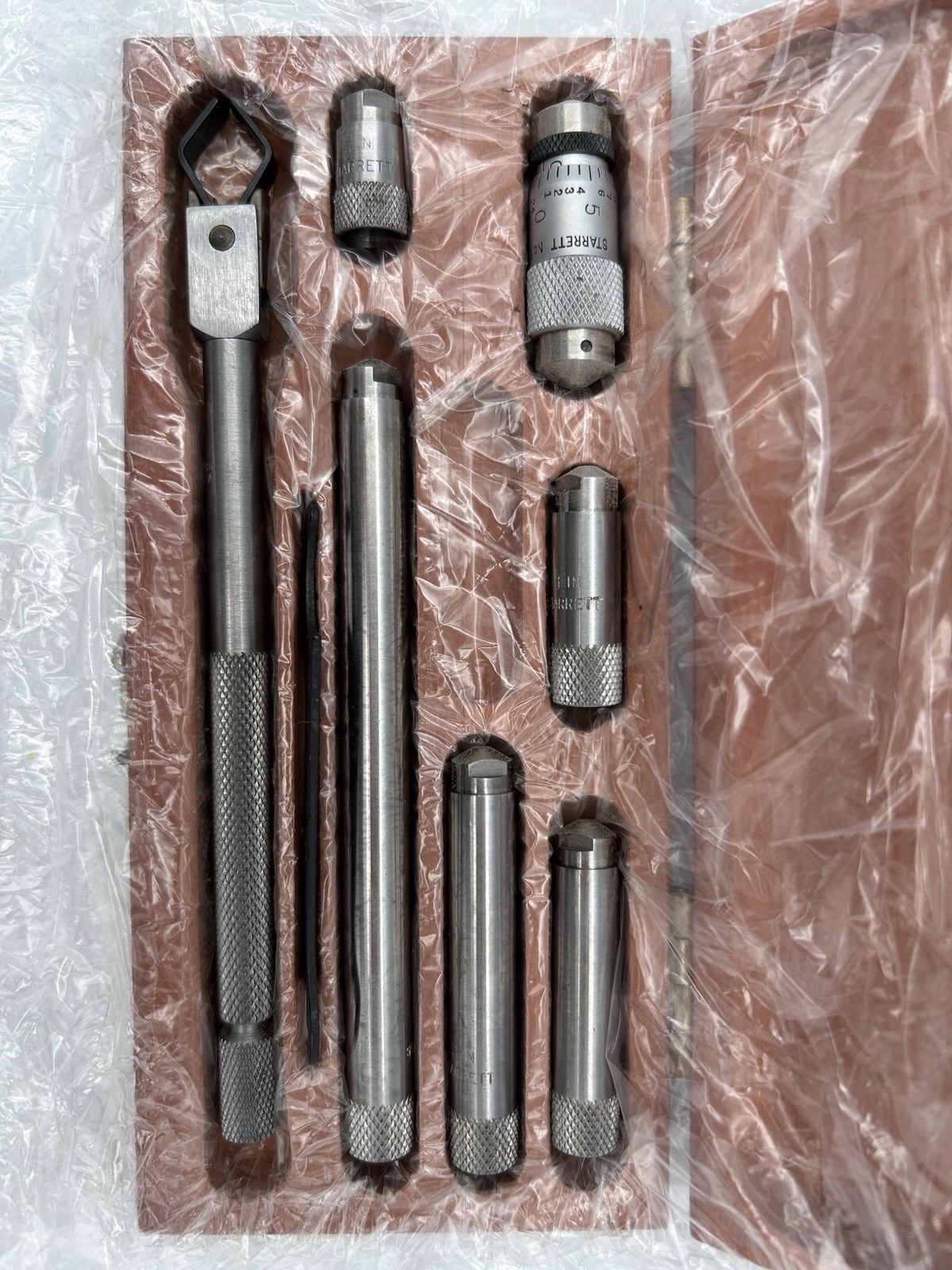 Starrett S906Z Depth Inside Outside Micrometer Set 230, 436, 445 Boxes & Papers