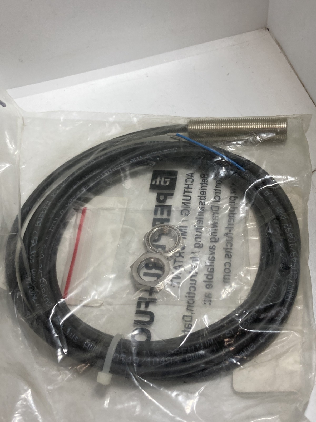 PEPPERL+FUCHS NEB6-12GM50-E2 INDUCTIVE SENSOR 5M CABLE NIB
