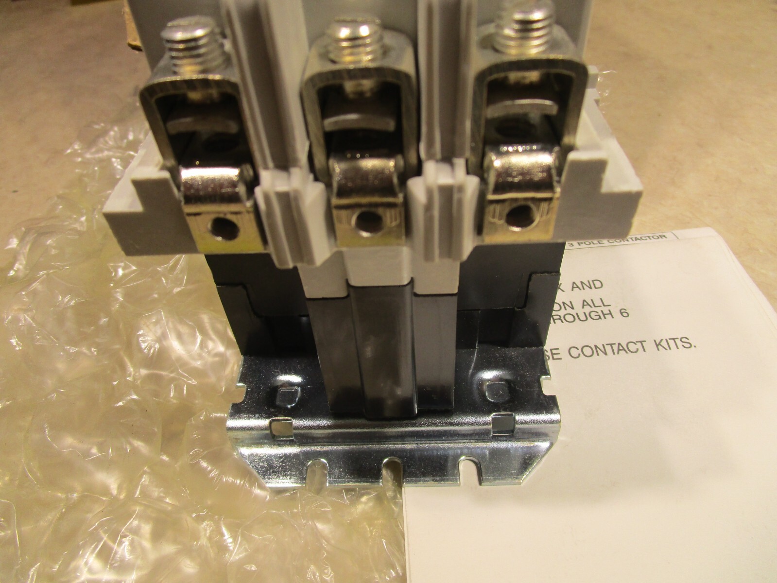 WESTING HOUSE A201K2CW NON-REVERSING CONTACTOR, 3 POLE, 240V COIL, 45A, T0445