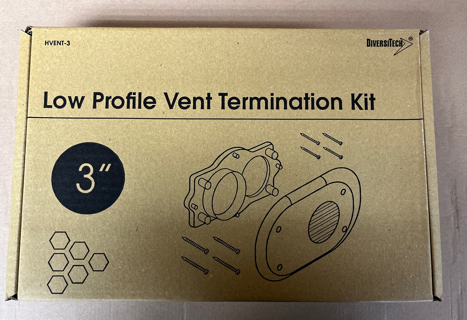 Diversitech HVENT-3 Horizontal Term Kit – 3inch