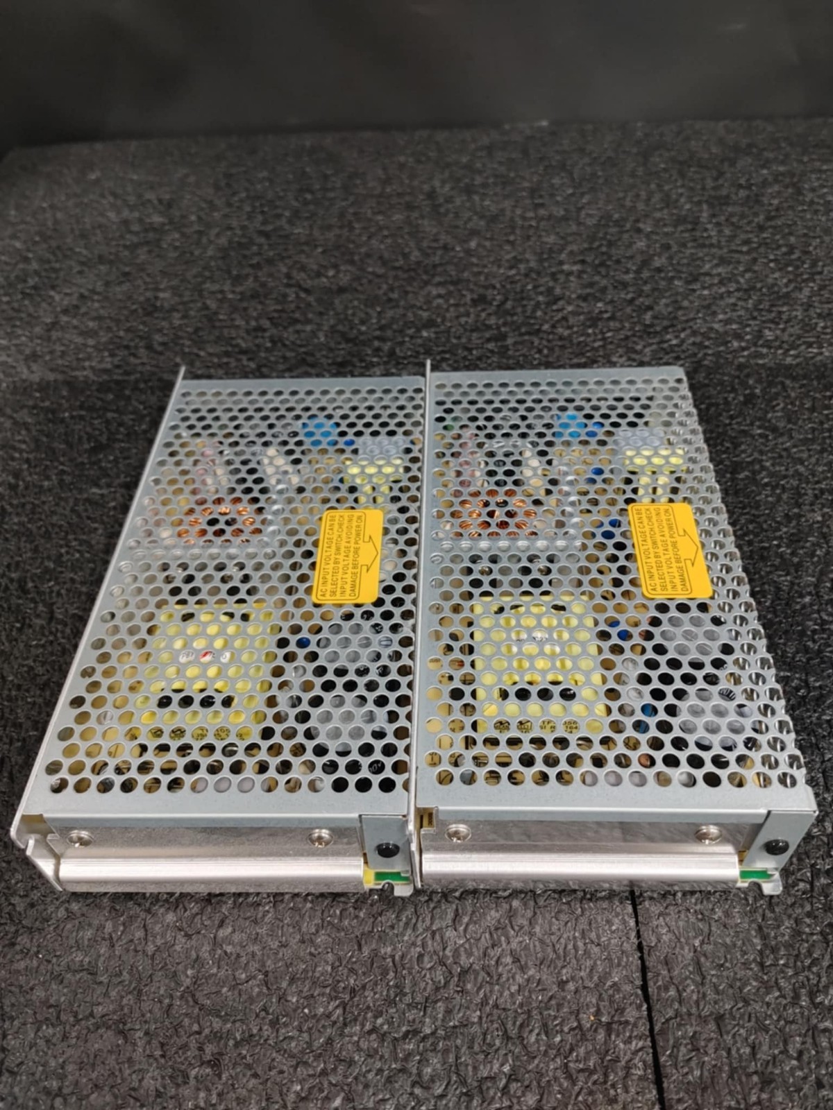 Lot of 2 Mean Well RS-150-12 AC to DC Power Supply Single Output 12V 12.5AMP150W