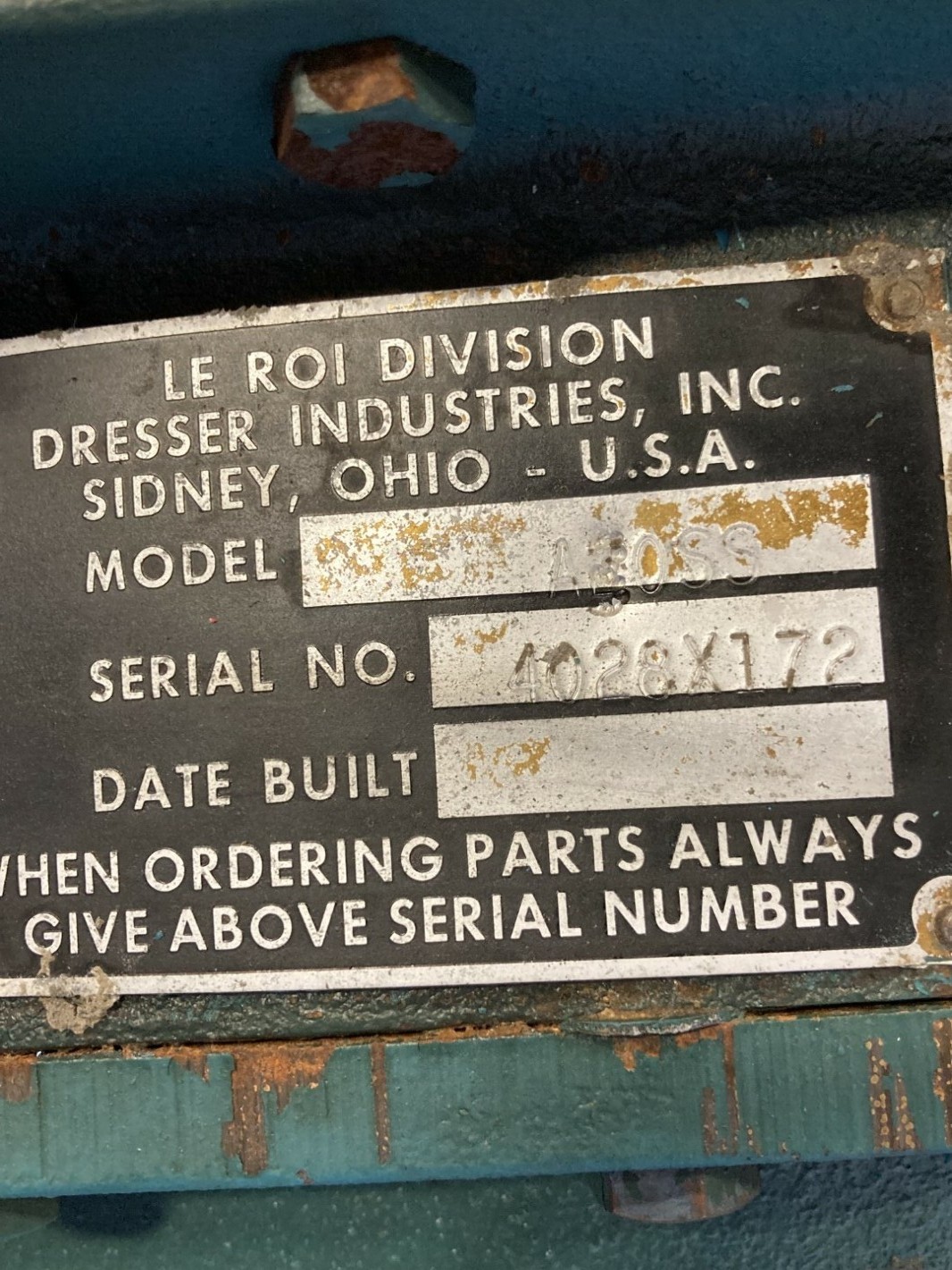 LeRoi Rotary Air End Compressor Pump , A20SS