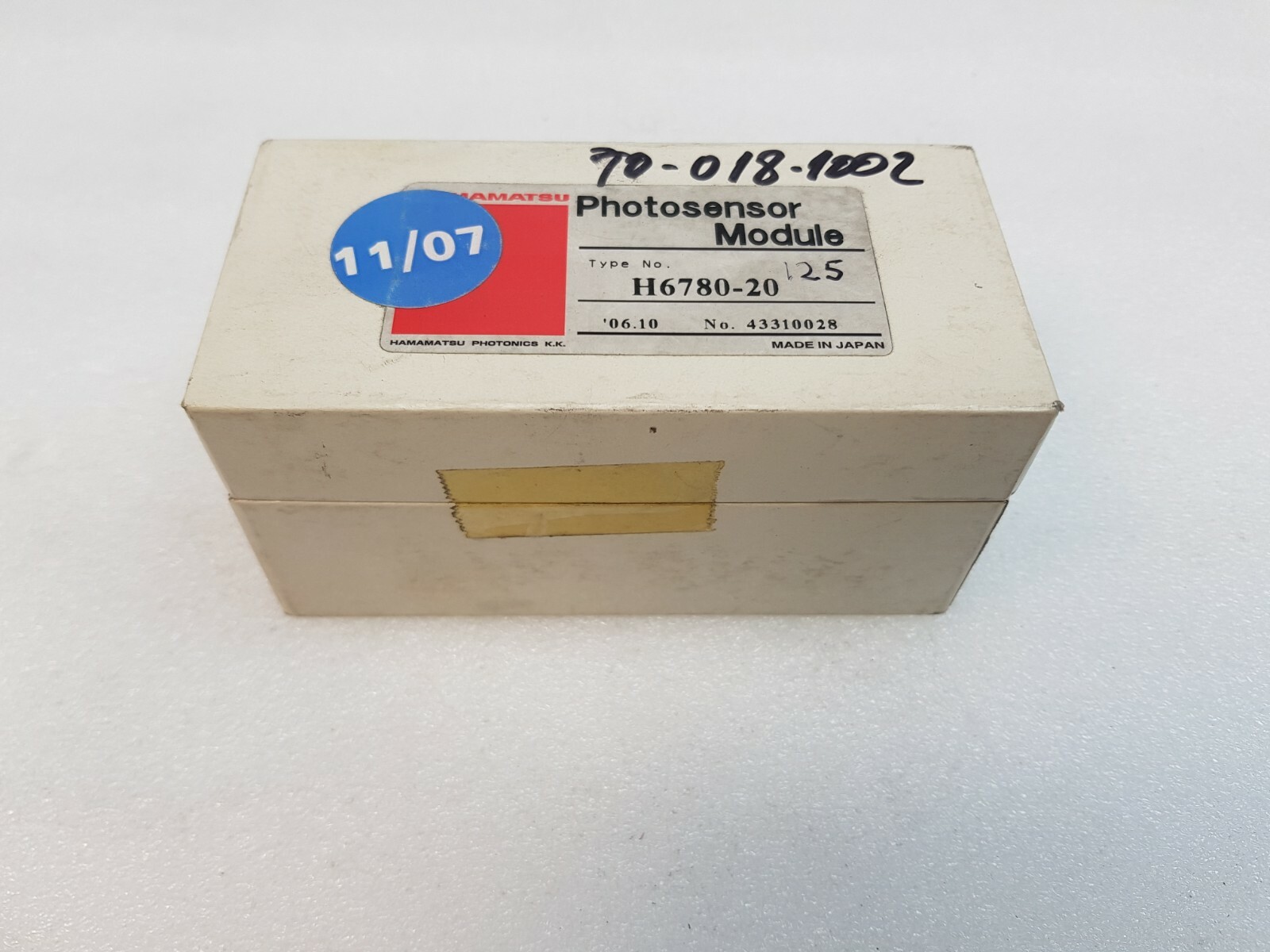 HAMAMATSU PHOTOSENSOR MODULE H6780-20