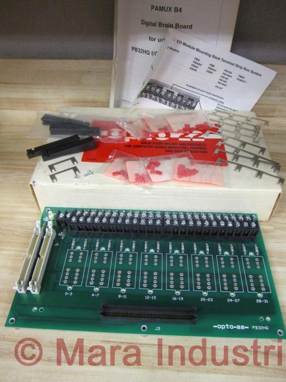 Opto 22 PB32HQ PB-32HQ Logic Controller W/Hardware