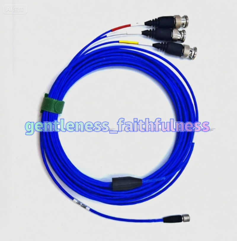 1pc 10M Quad 1/4-28 UNF to BNC PCB Triaxial Accelerometer Cable replace 034G2