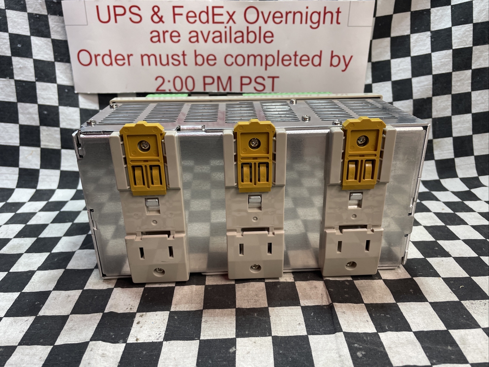 OMRON DIN Rail Power Supplies 240V 7.4A INPUT, S8AS-48008, S8AS48008 SHIPSAMEDAY
