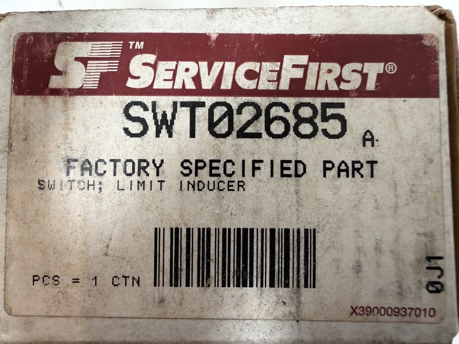 Service First SWT02685 Ind Limit Switch L155-60F OEM Factory Specified Part