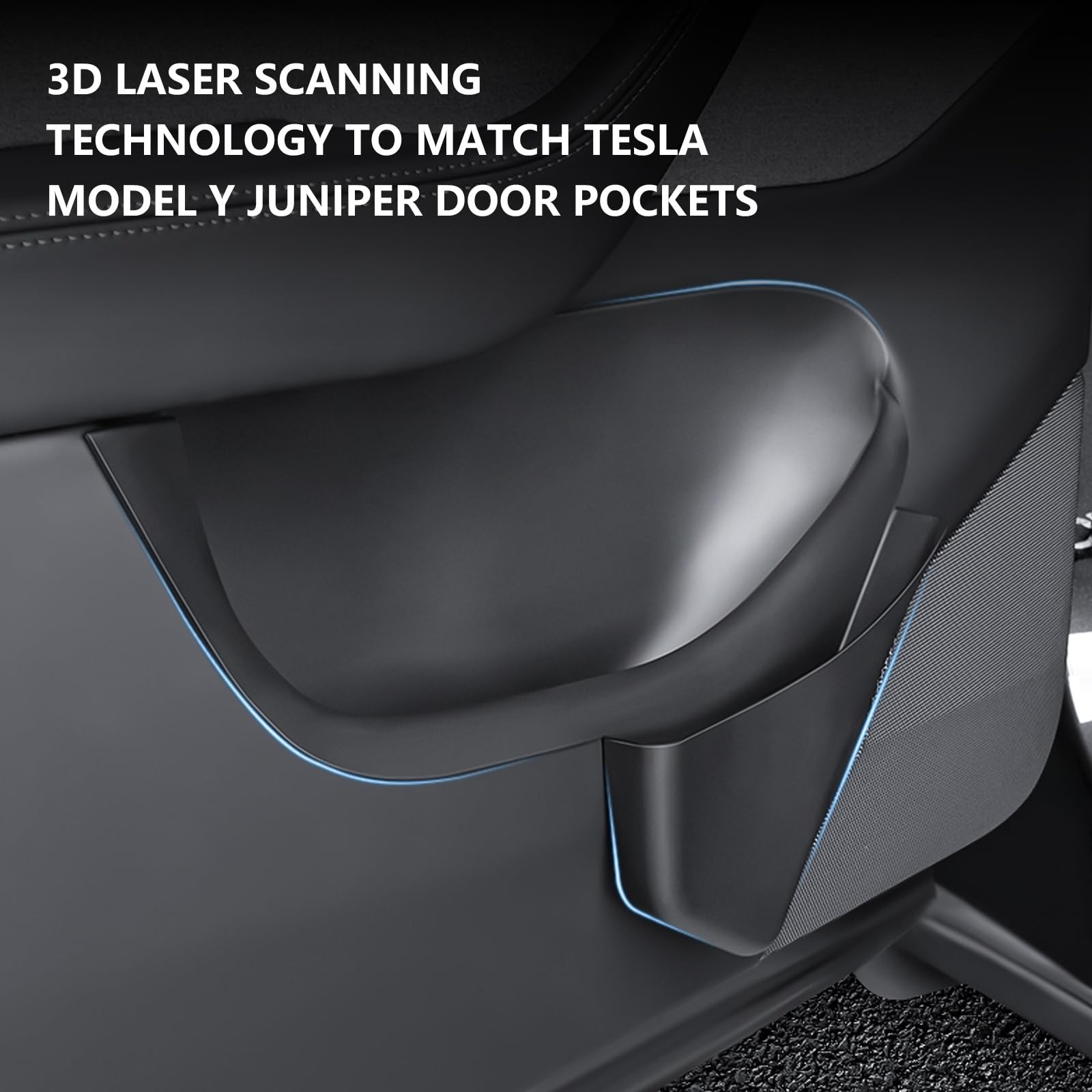 Door Side Storage Box Compatible with 2025 2026 Tesla Model Y Juniper Accesso…