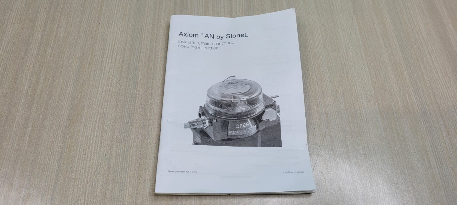 Valmet MA0056745 Axiom AN StoneL Valve Controller AN35S2MC02RA-ISL61