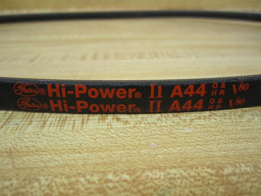 Gates A44 Hi-Power II Standard Industrial V-Belt (Pack of 2)