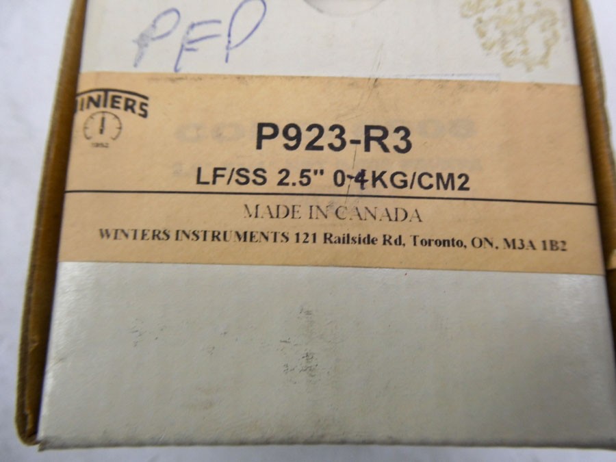 WINTERS P923-R3 0-4KG/CM2 2.5″ NSMP