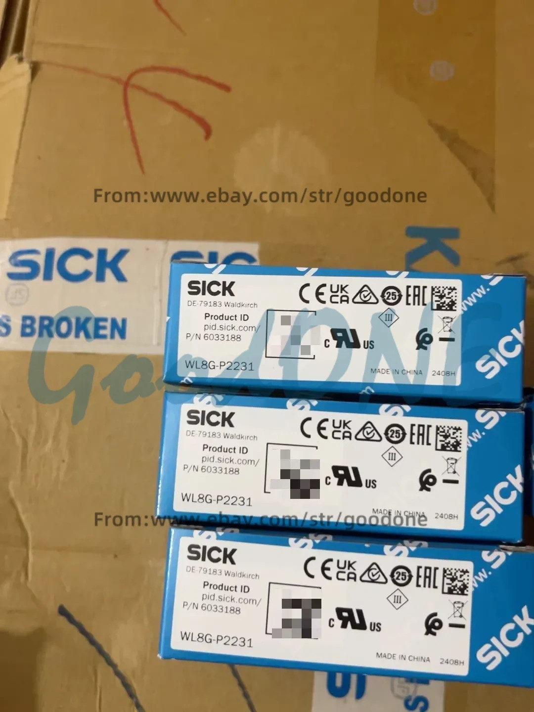 1PC NEW FOR SICK WL8G-P2231 WL8GP2231 6033188 Photoelectric Switch