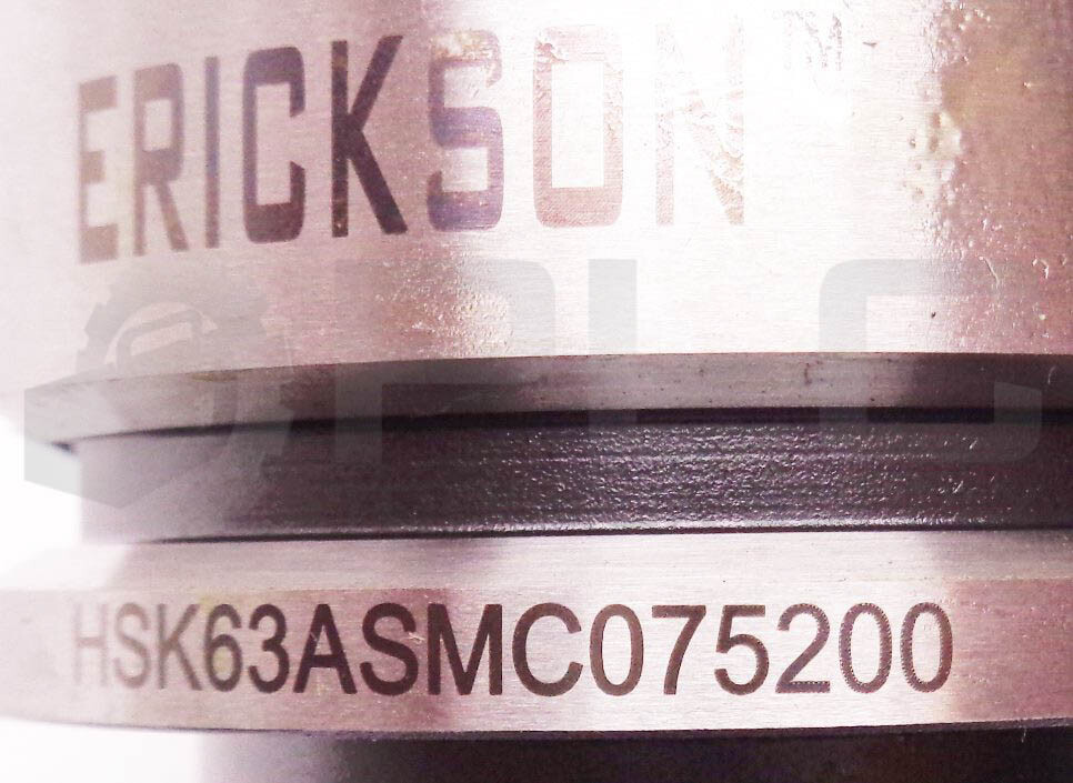 NEW ERICKSON HSK63ASMC075200 TOOL HOLDER 117622388J8CV