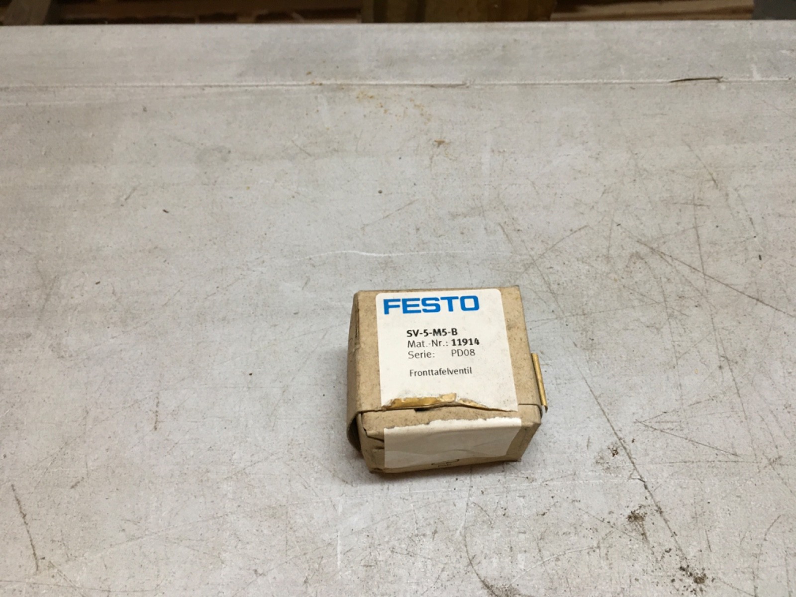 FESTO unit, SV-5-M5-B, 11914, PD08, NOS, (ADI-1541)
