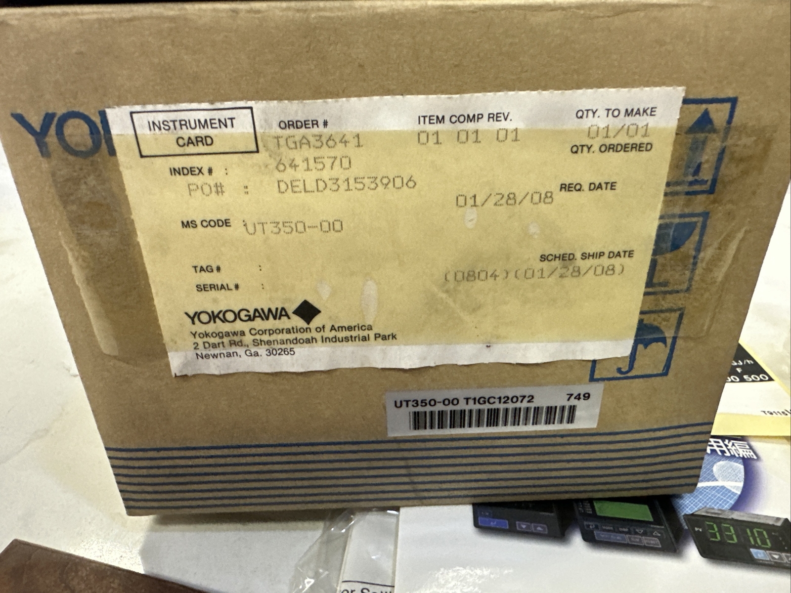YOKOGAWA UT350-00 Digital Controller *NEW*