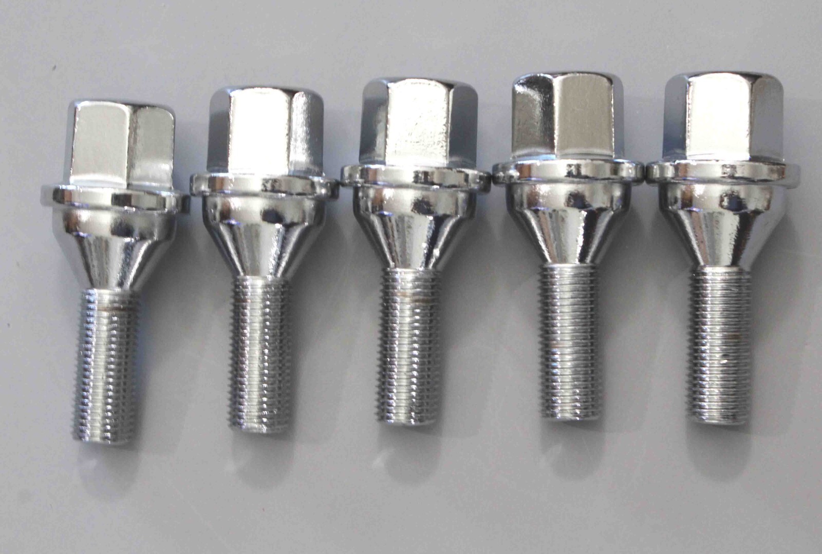 5 NEW KSP KS-7B026C M12 x 1.25″ Chrome Wheel Lug Bolts 60° Conical Seat Jeep