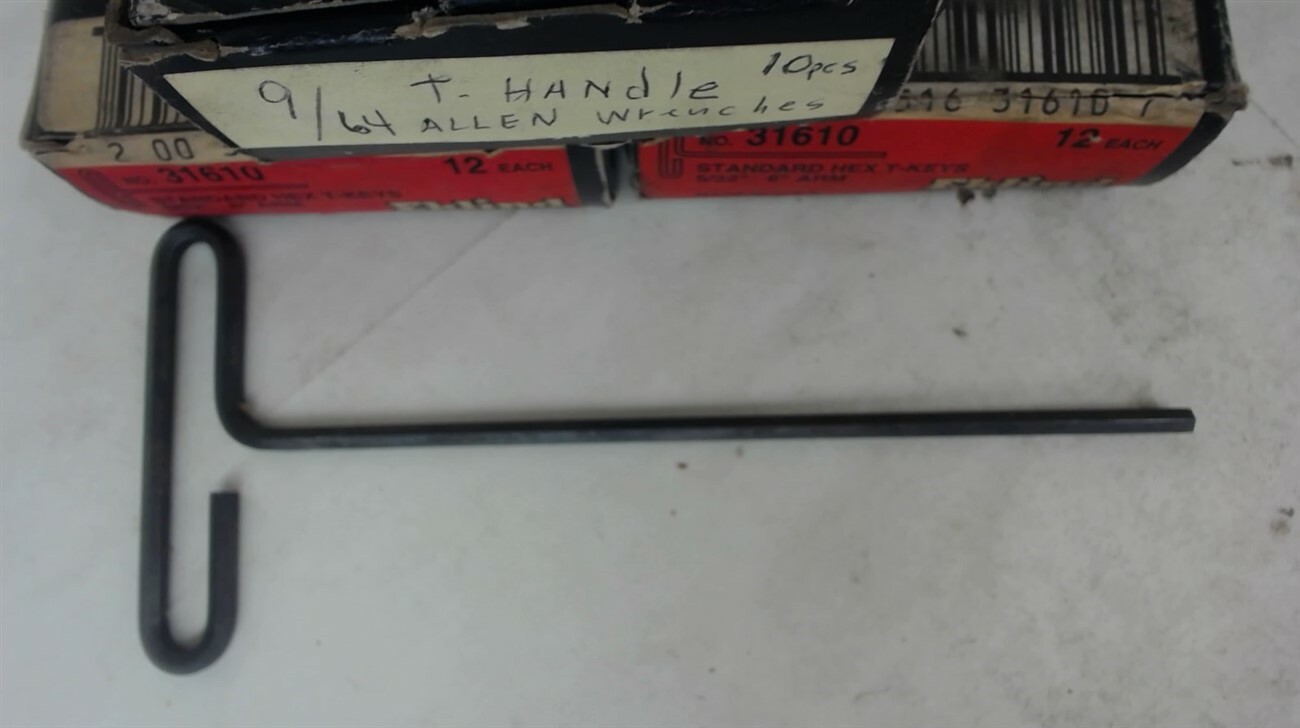 Lot Of 30 — Eklind 31610 Standard Hex T-Keys, 5/32″, 6″ Arm