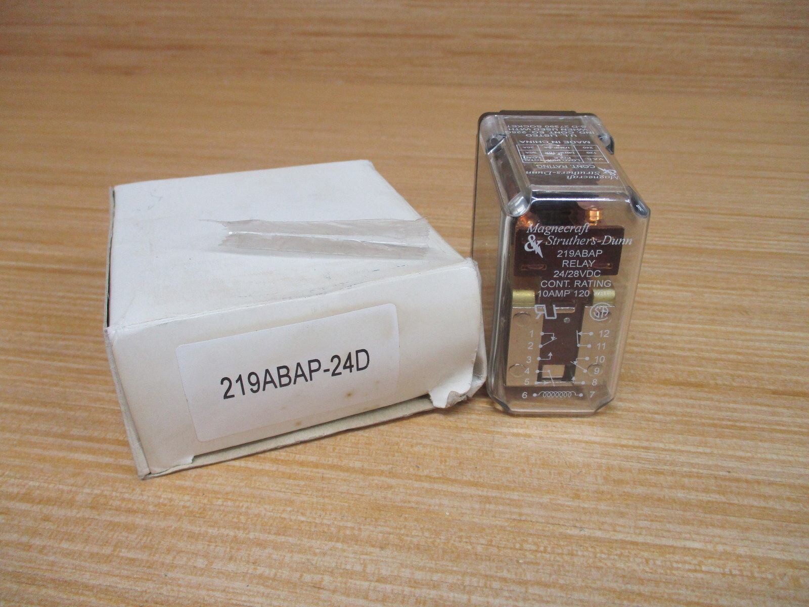 Struthers Dunn 219ABAP-24D Magnecraft Relay 219ABAP