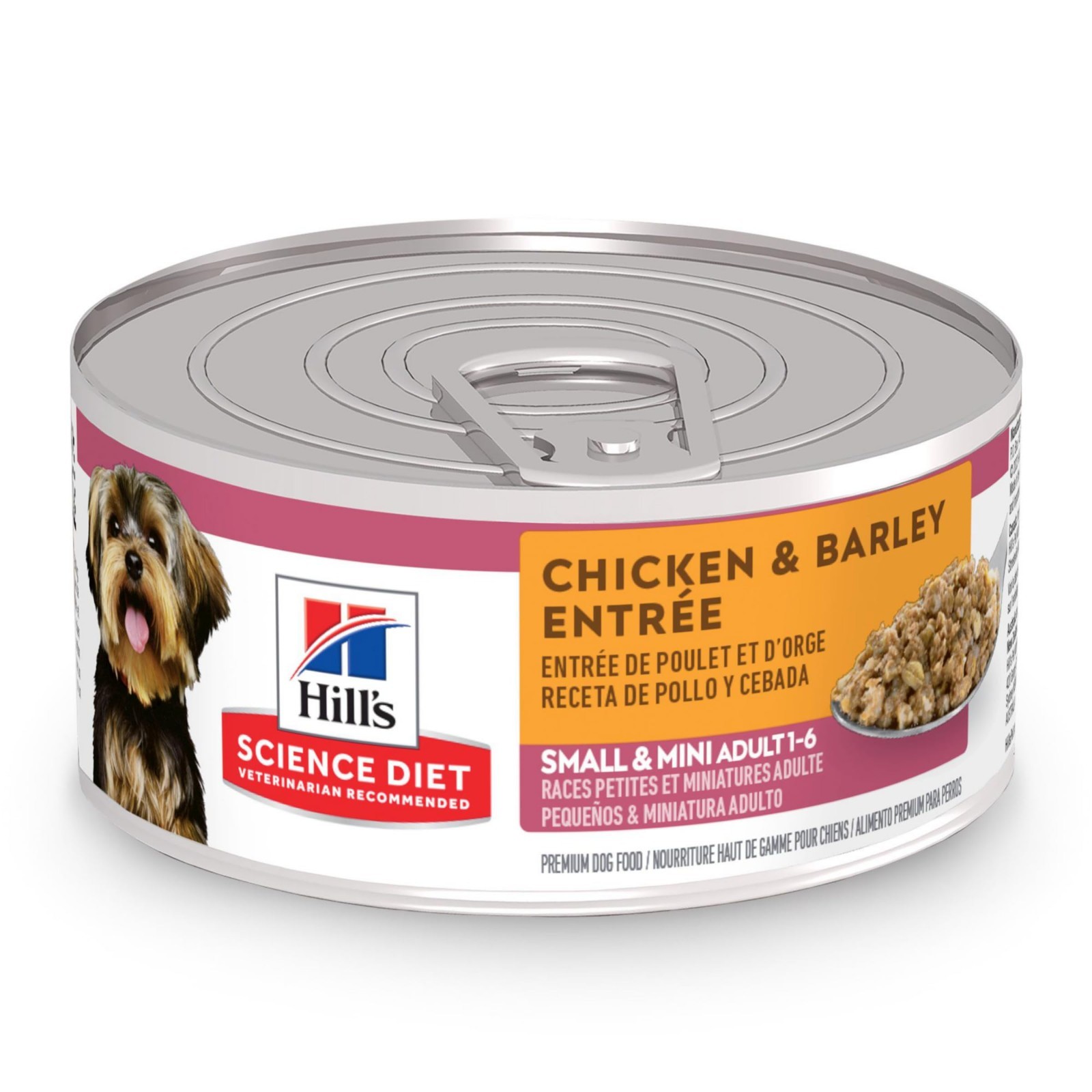 Hill’s Science Diet Small & Mini, Senior Adult 7+, Chicken & Barley, (24) 5.8 oz
