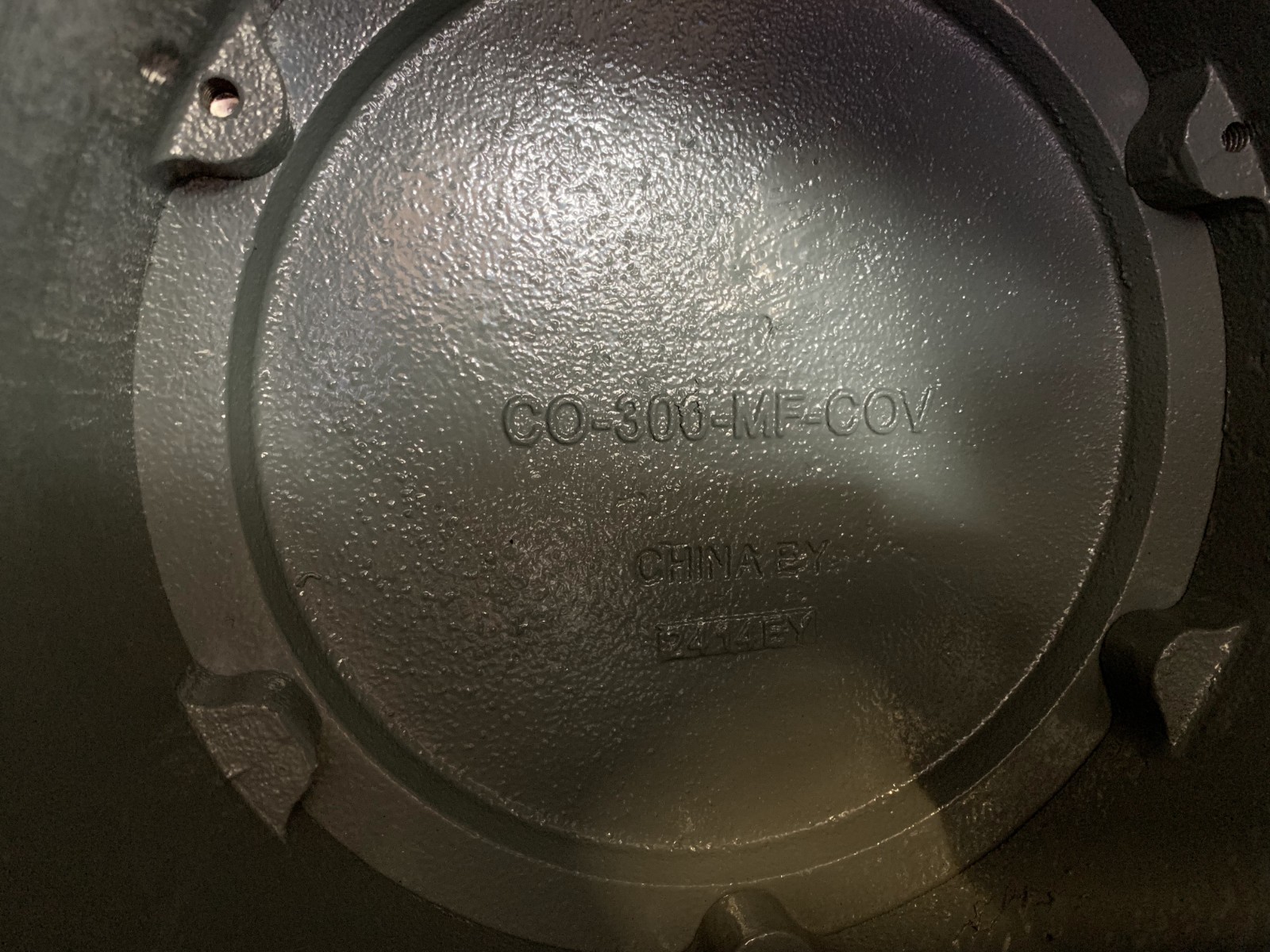 Watts CO-300-MF 11 x 11-5/8 Epoxy Coated Cast Iron Access Housing for Cleanout
