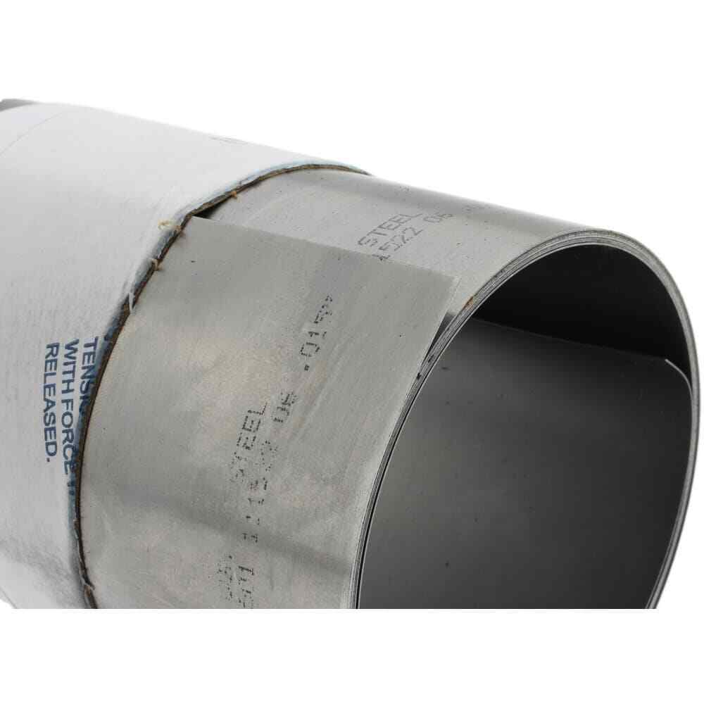 Shim Stock: 0.015” Thick, 100” Long, 6″ Wide, 1010 Low Carbon Steel