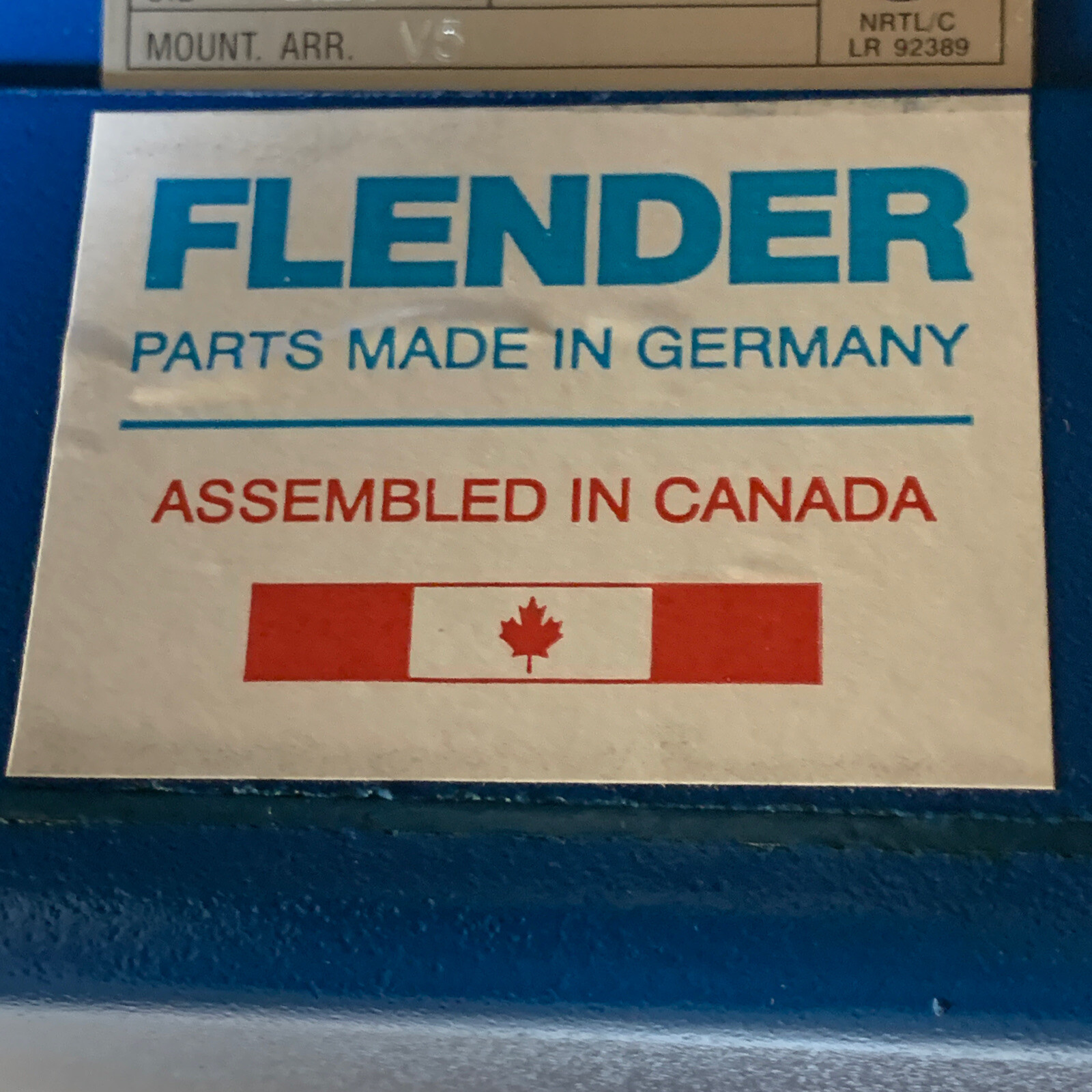 Siemens Flender 440/480V Gear Motor Z68-A112M8/ 4U, 1.2/5.1 HP, 850/1730 RPM