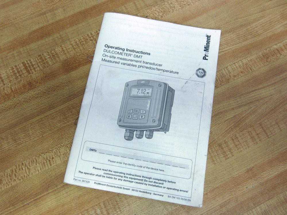 ProMinent 987426 Operating Instructions