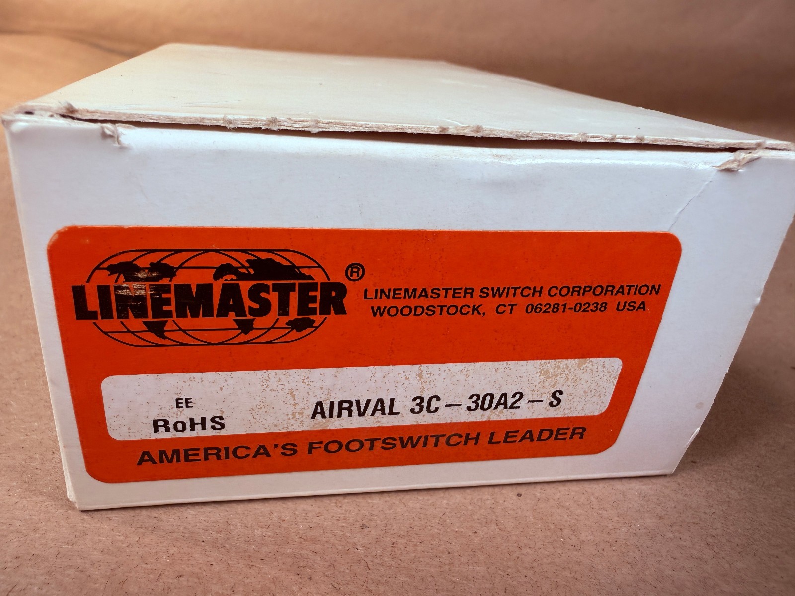 LINEMASTER 3C-30A2-S CLIPPER AIR VAL FOOT PEDAL w/ Box – FREE SHIPPING