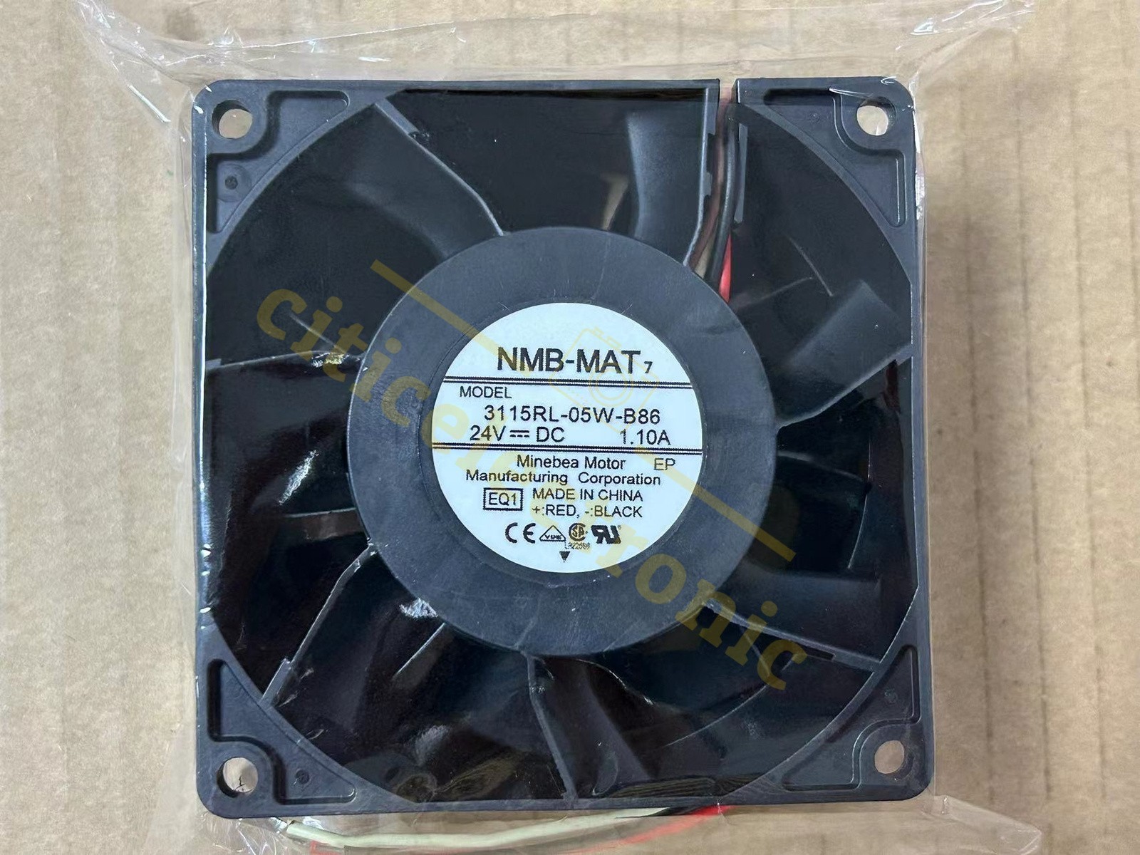 NMB-MAT 3115RL-05W-B86 24V 1.10A 8CM 4-wire inverter cooling fan