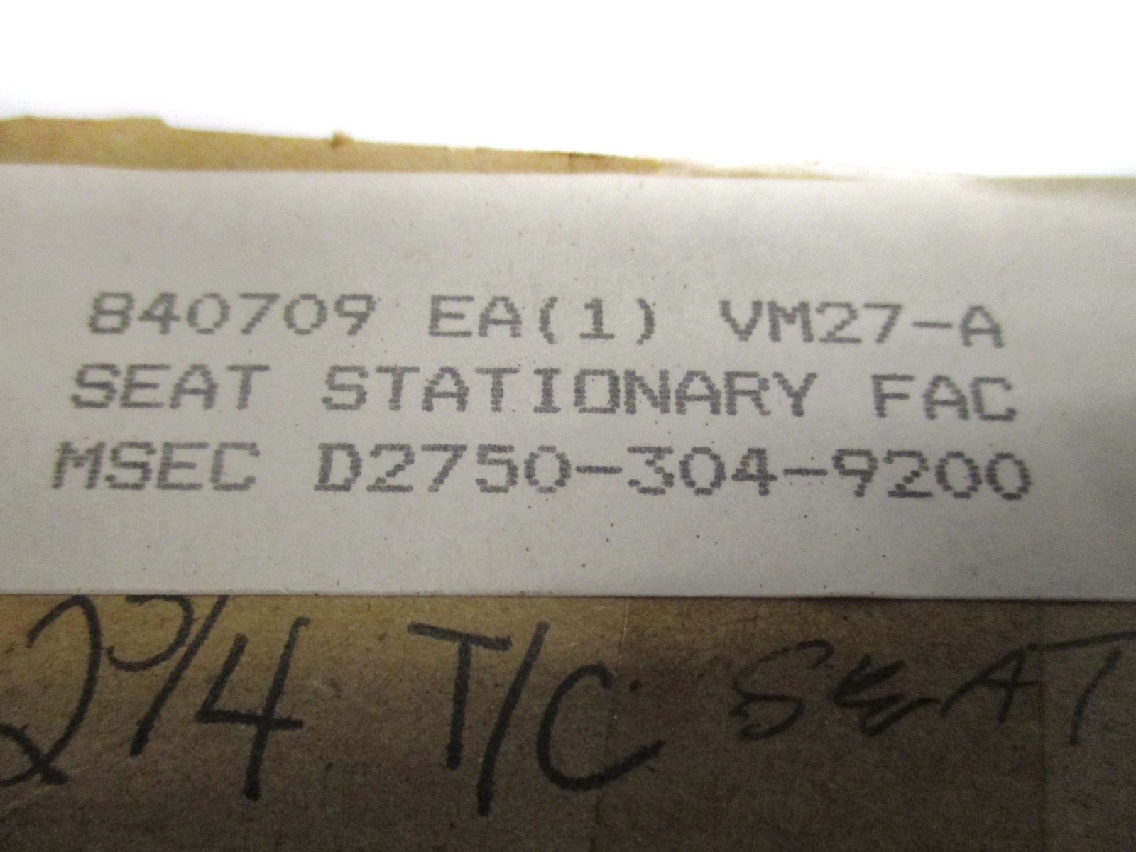 JOHN CRANE D2750-304-9200 NSMP