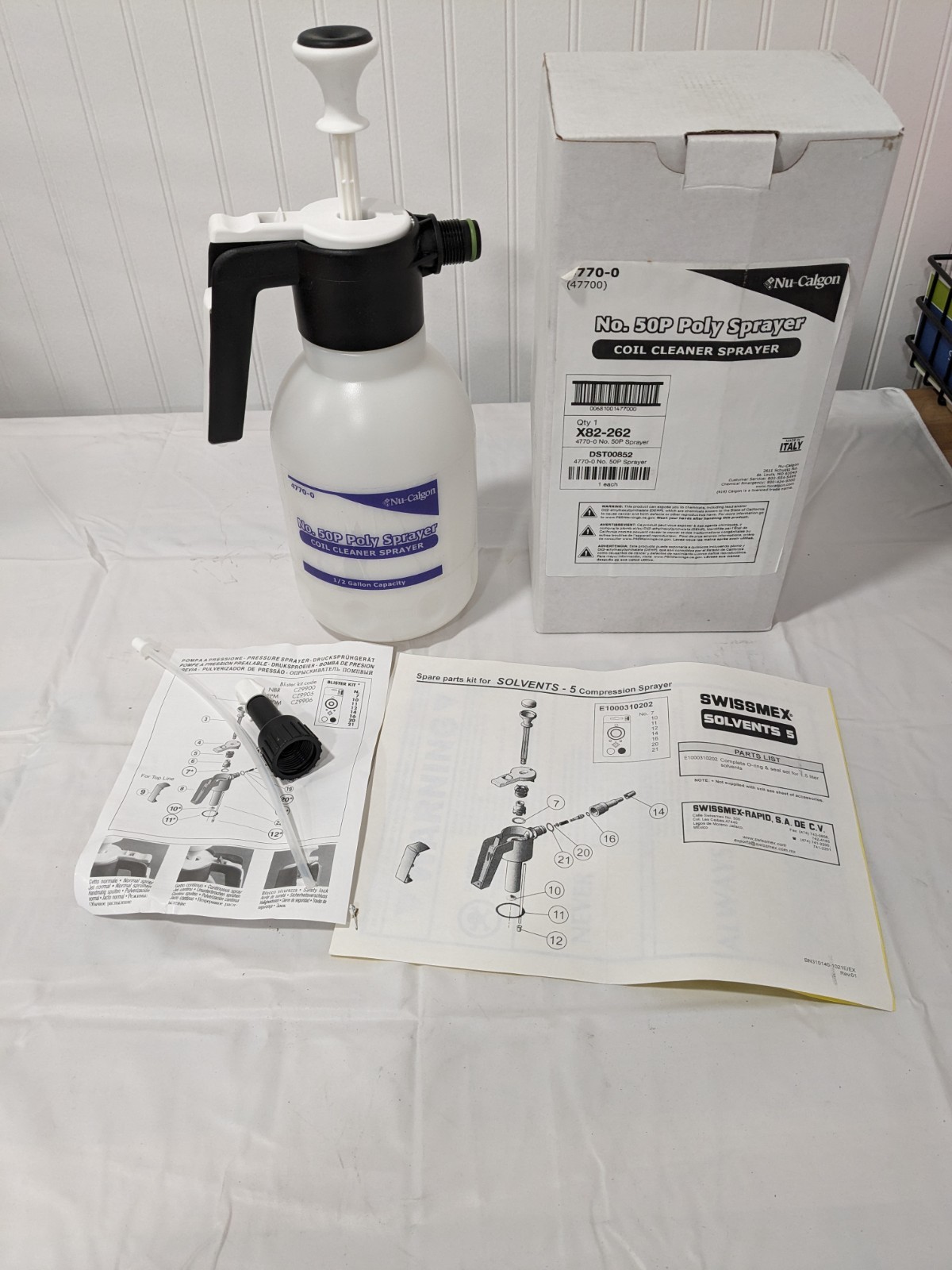 NU-CALGON Garden & Pump Sprayers: Handheld, Polyethylene, 1/2 gal 4770-0